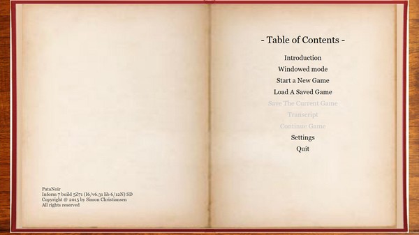 PataNoir Screenshot #1