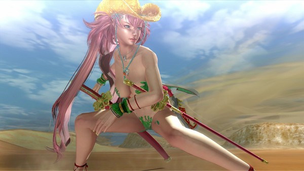 Onechanbara Z2: Chaos - Amazonic Green & Amazonic Turquoise Screenshot #1