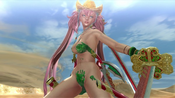 Onechanbara Z2: Chaos - Amazonic Green & Amazonic Turquoise Screenshot #2