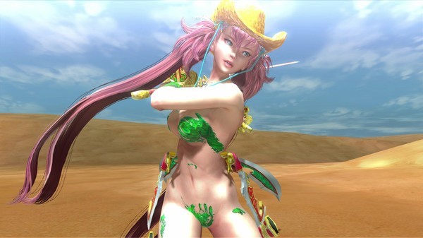 Onechanbara Z2: Chaos - Amazonic Green & Amazonic Turquoise Screenshot #3