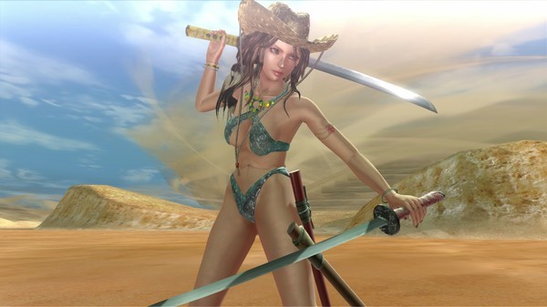Onechanbara Z2: Chaos - Jet Spanglette (Black) & Jet Spanglette (Red) Screenshot #1