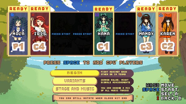 Raining Blobs Screenshot #2