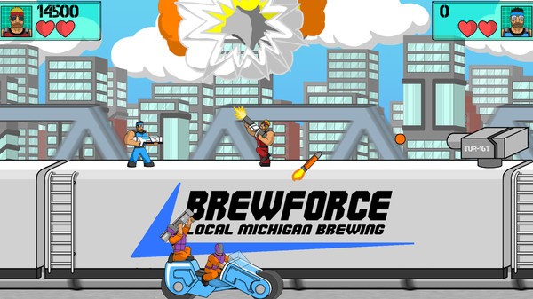 Machine Gun Train Run Screenshot #1