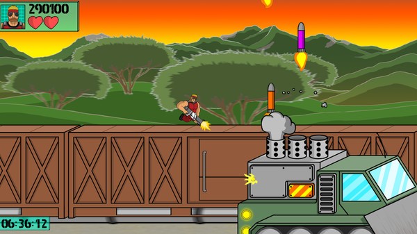 Machine Gun Train Run Screenshot #3