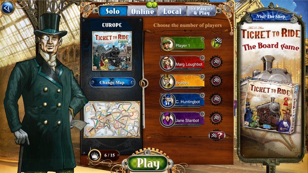 Ticket to Ride - Europe Screenshot #2