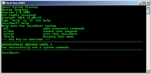 Hack Run ZERO Screenshot #2