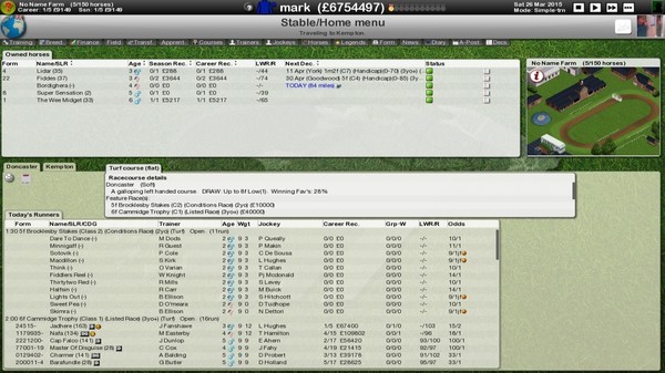 Starters Orders 6 Horse Racing Screenshot #1