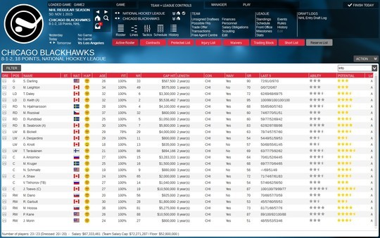Franchise Hockey Manager 2 Screenshot #2