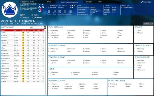 Franchise Hockey Manager 2 Screenshot #3