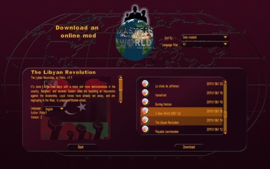 Masters of the World - Geopolitical Simulator 3: Modding Tool Screenshot #3