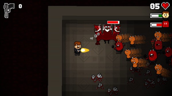 Mustache in Hell Screenshot #2