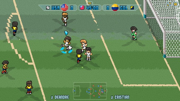 Pixel Cup Soccer 17 Screenshot #1