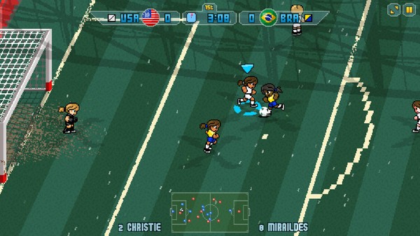 Pixel Cup Soccer 17 Screenshot #2