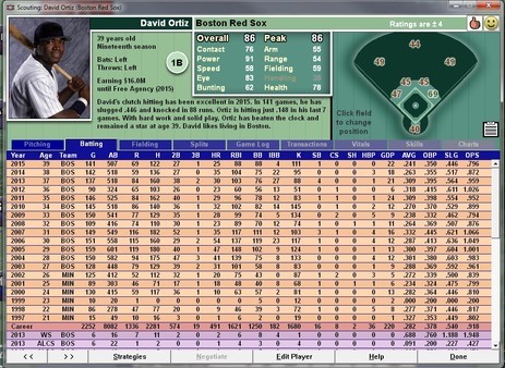 Baseball Mogul Diamond Screenshot #2