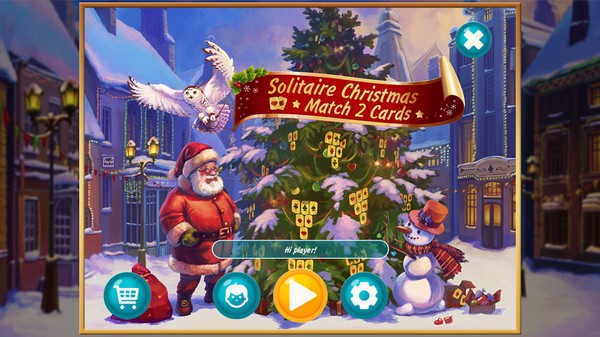 Solitaire Christmas. Match 2 Cards Screenshot #1