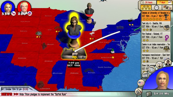 The Race for the White House 2016 Screenshot #3