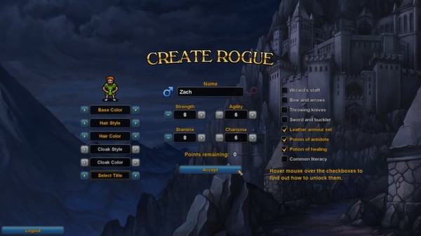 Rogue's Tale Screenshot #1