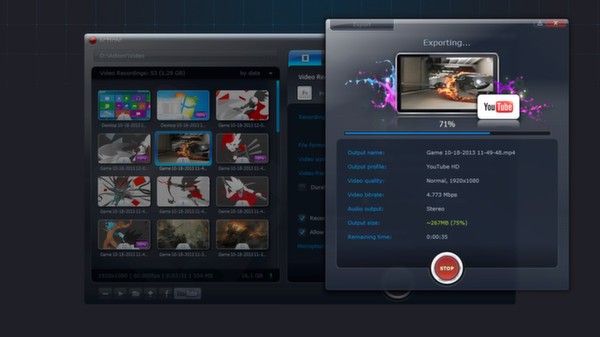 Action! - Gameplay Recording and Streaming Screenshot #3