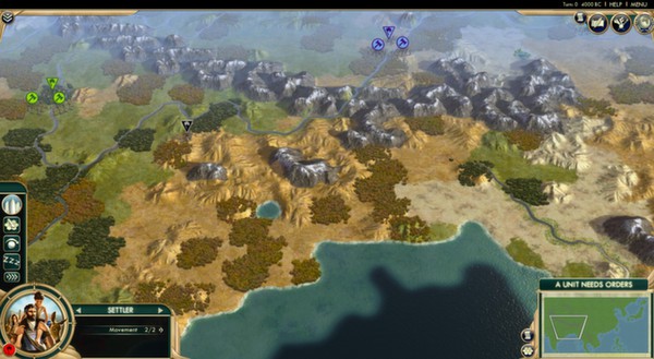 Sid Meier's Civilization V: Scrambled Continents Map Pack Screenshot #1