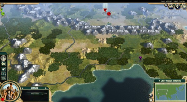 Sid Meier's Civilization V: Scrambled Continents Map Pack Screenshot #3