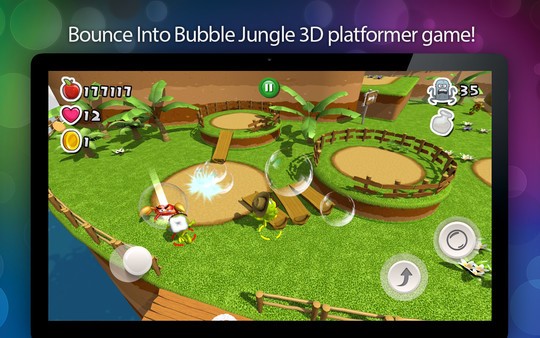 Bubble Jungle Super Chameleon Platformer World Screenshot #1