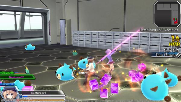 MegaTagmension Blanc + Neptune VS Zombies Screenshot #1
