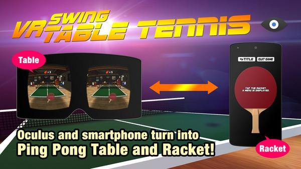 VR Swing Table Tennis Oculus Screenshot #1