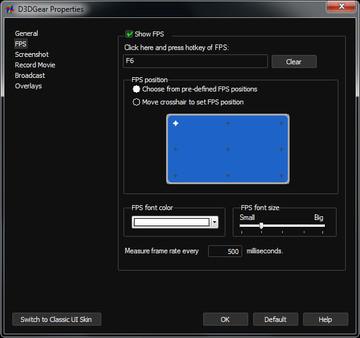 D3DGear - Game Recording and Streaming Software Screenshot #1