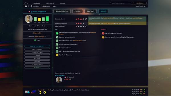 Pro Basketball Manager 2017 Screenshot #3