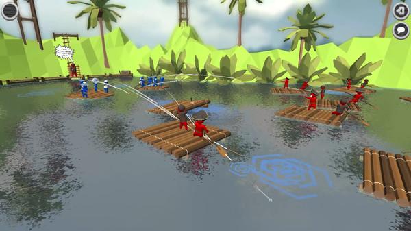 Stupid Raft Battle Simulator Screenshot #1