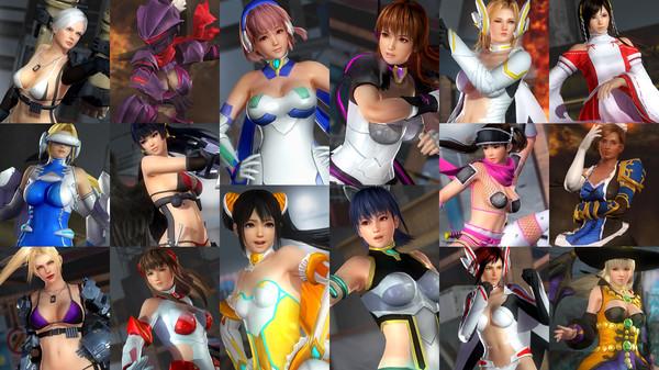 Dead or Alive 5 Last Round - Schoolgirl Strikers Mashup Set Screenshot #1