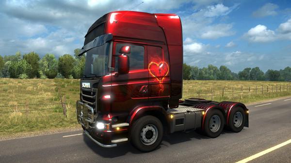 Euro Truck Simulator 2 - Valentine's Paint Jobs Pack Screenshot #1