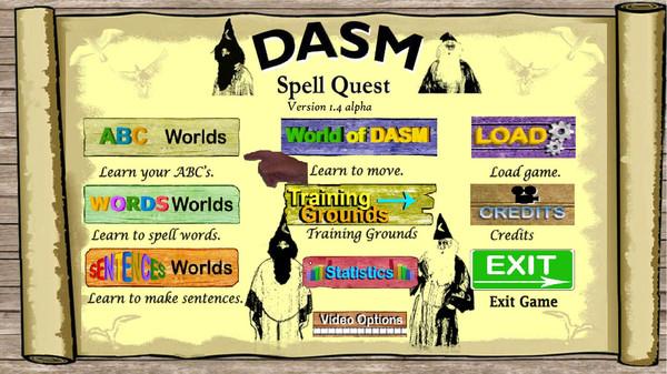 World of DASM, DASM Spell Quest Screenshot #1