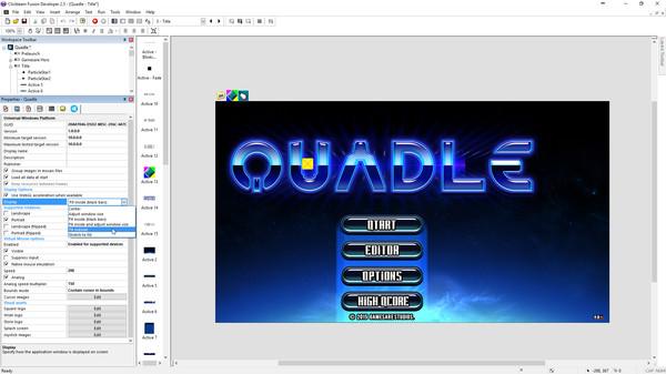 UWP Exporter for Clickteam Fusion 2.5 Screenshot #2