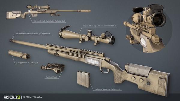 Sniper Ghost Warrior 3 - Sniper Rifle McMillan TAC-338A Screenshot #1