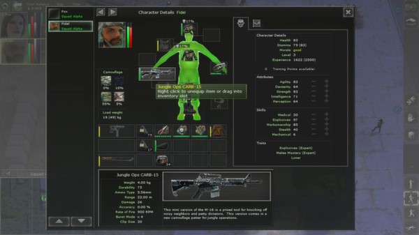 Jagged Alliance - Back in Action: Jungle Specialist Kit DLC Screenshot #3